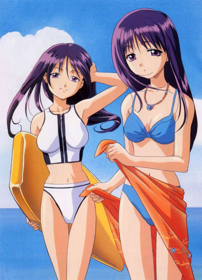 kurusugawa ayaka and kurusugawa serika (to heart) drawn by chiba_yuriko