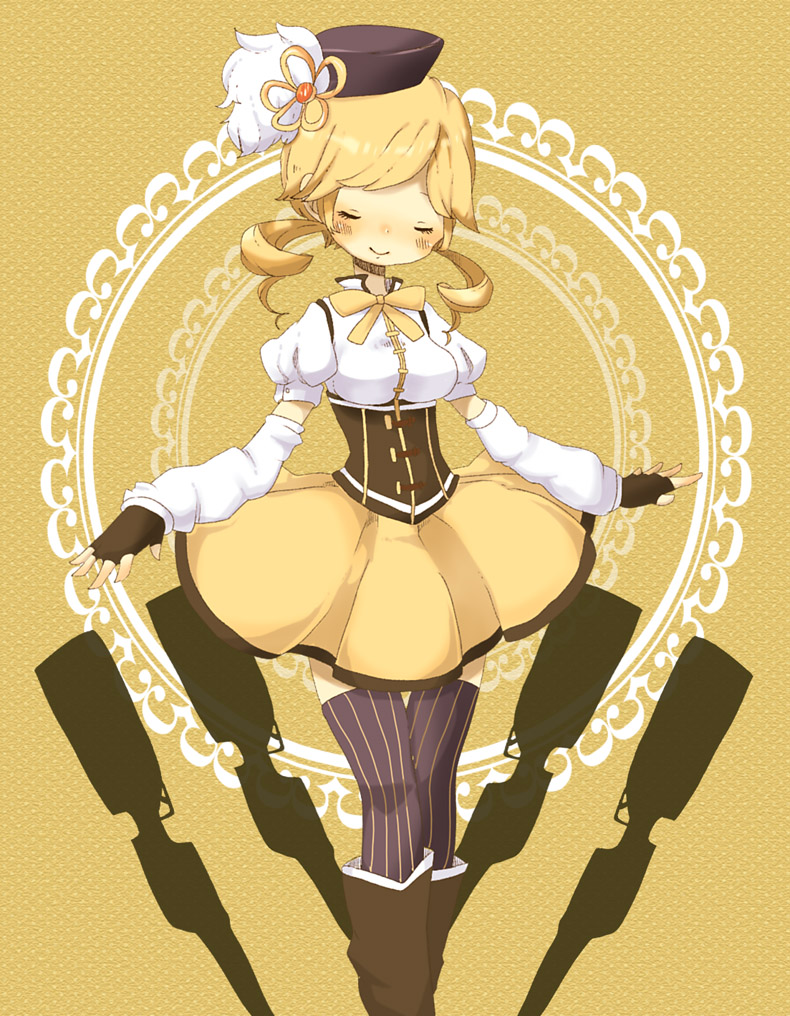 tomoe mami (mahou shoujo madoka magica) drawn by jiguma