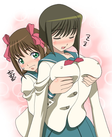 amami haruka and hagiwara yukiho (idolmaster and 1 more)