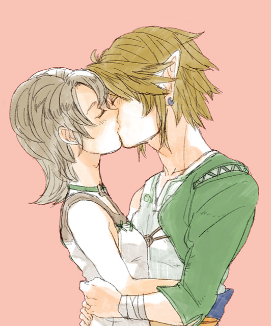 link and ilia (the legend of zelda and 1 more) drawn by yo_mo