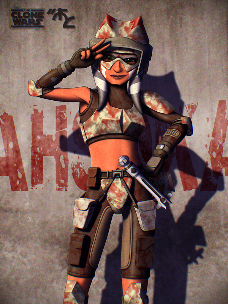 ahsoka tano (star wars and 1 more) drawn by master-cyrus