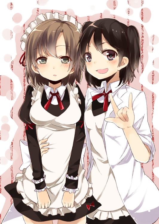 shiguma rika and kusunoki yukimura (boku wa tomodachi ga sukunai) drawn by pun2