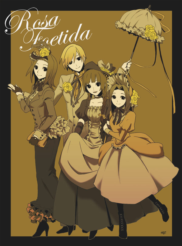 shimazu yoshino, hasekura rei, torii eriko, and arima nana (maria-sama ga miteru) drawn by tonosuke