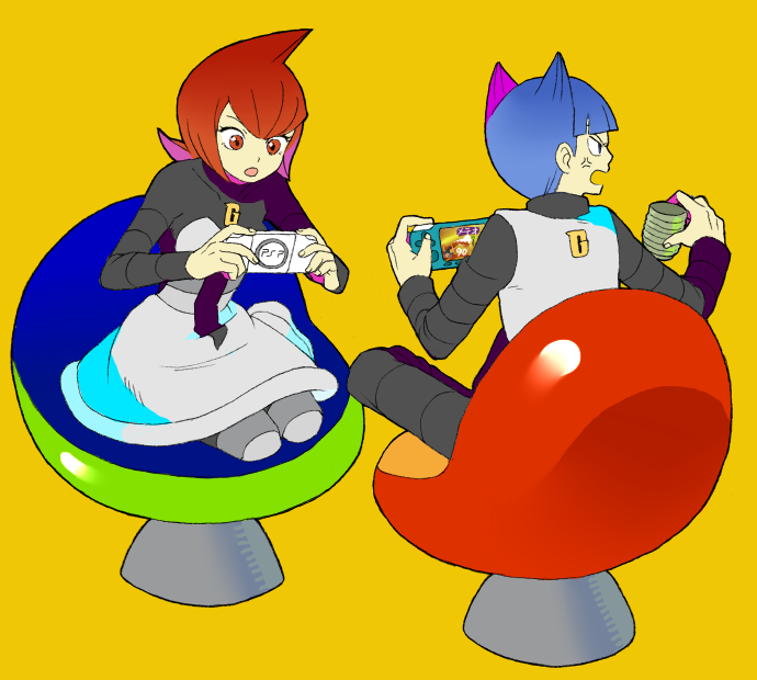 mars and saturn (pokemon and 1 more) drawn by glucose