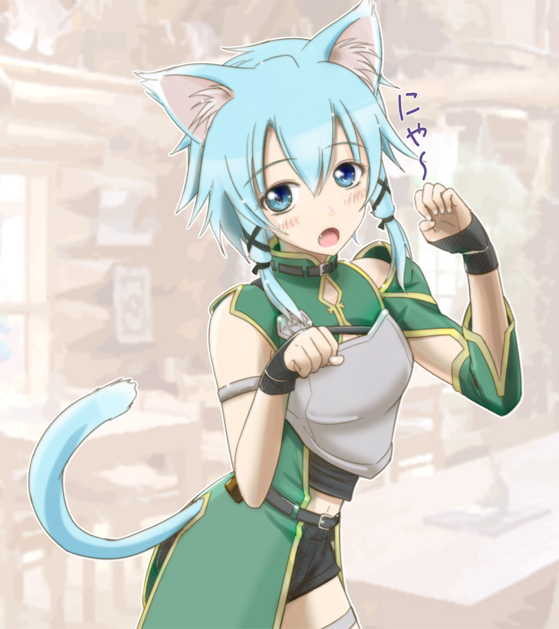 sinon (sword art online) drawn by xanadu