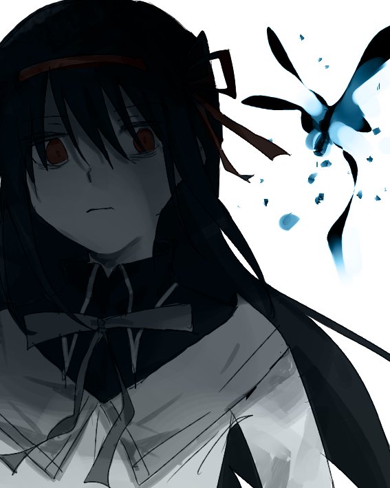 akemi homura (mahou shoujo madoka magica) drawn by aayoii_00