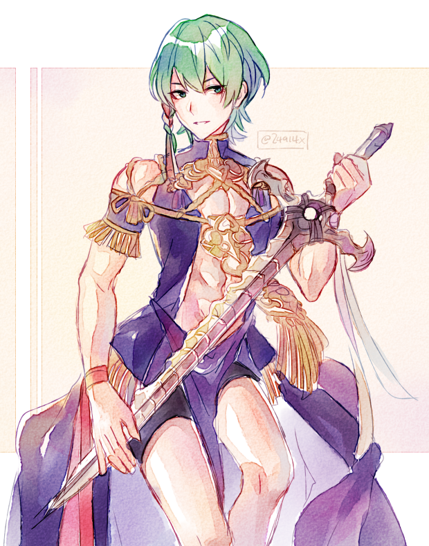 sothis and male byleth (fire emblem and 1 more) drawn by xin_(24914)