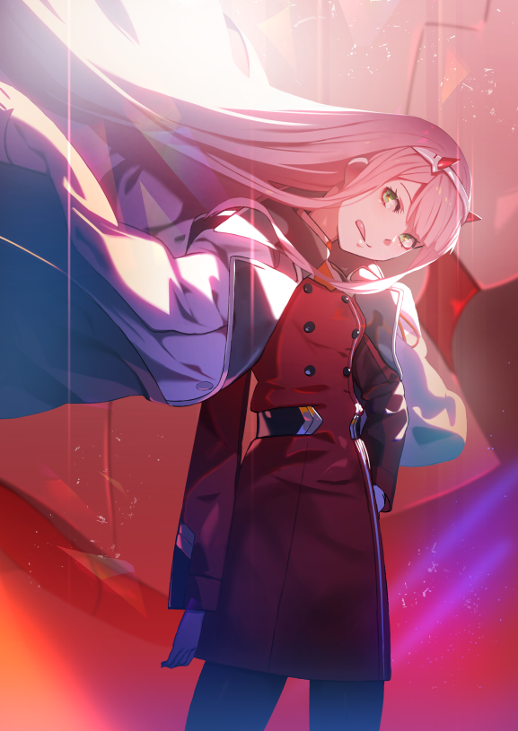 zero two (darling in the franxx) drawn by rano