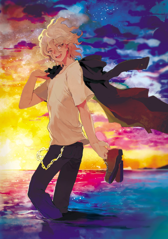 komaeda nagito (danganronpa and 1 more) drawn by gomosawa