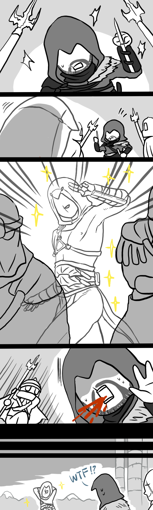 ezio auditore da firenze and altair ibn la-ahad (assassin's creed and 1 more) drawn by ren_(dokyakutu)