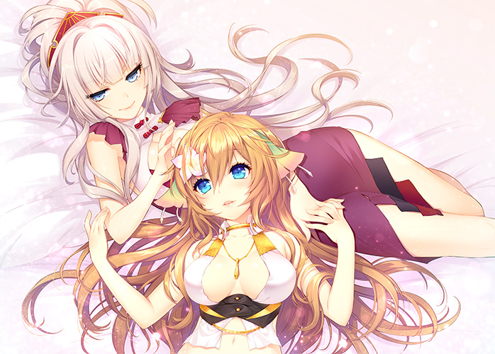 ionasal kkll preciel and kanoyeel kkll preciel (surge concerto and 1 more) drawn by shirahane_nao