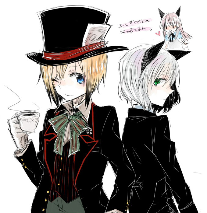 sanya v. litvyak, eila ilmatar juutilainen, alice, erica hartmann, white rabbit, and 1 more (world witches series and 2 more) drawn by tadano_kagekichi