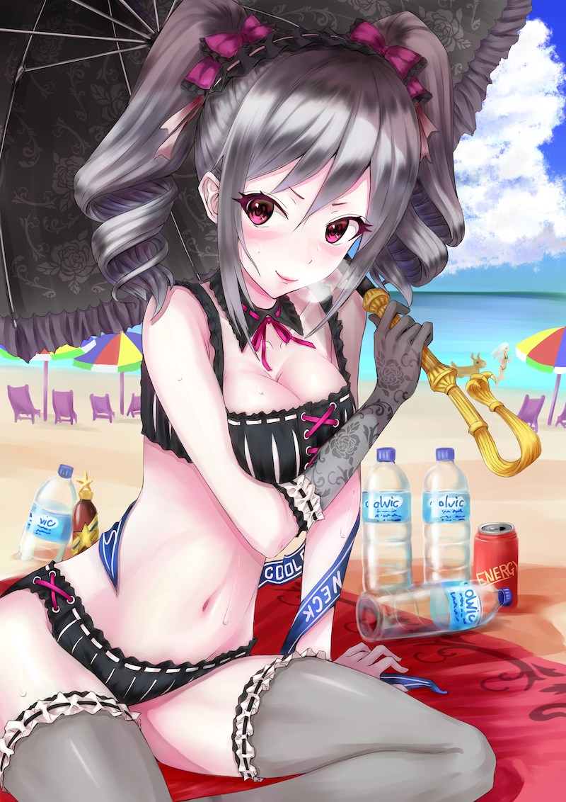 kanzaki ranko, eve santaclaus, and blitzen (idolmaster and 1 more) drawn by yukimura_(colorofyukimura)
