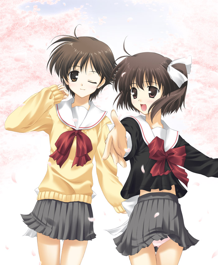 kida emiri and hazuki maho (tenshi no inai 12-gatsu) drawn by igul