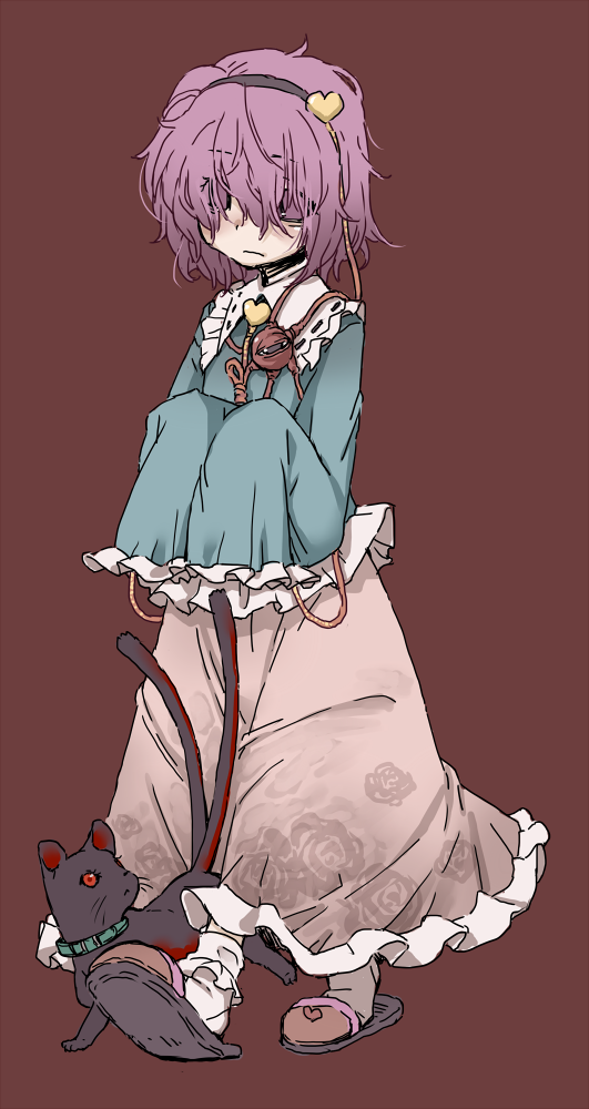 komeiji satori and kaenbyou rin (touhou) drawn by harukaze_unipo