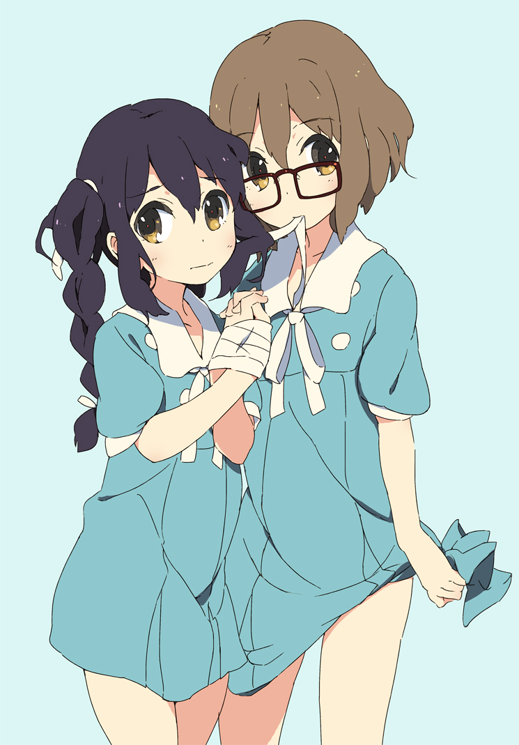 nakano azusa and hirasawa yui (k-on! and 1 more) drawn by kitano_yuusuke