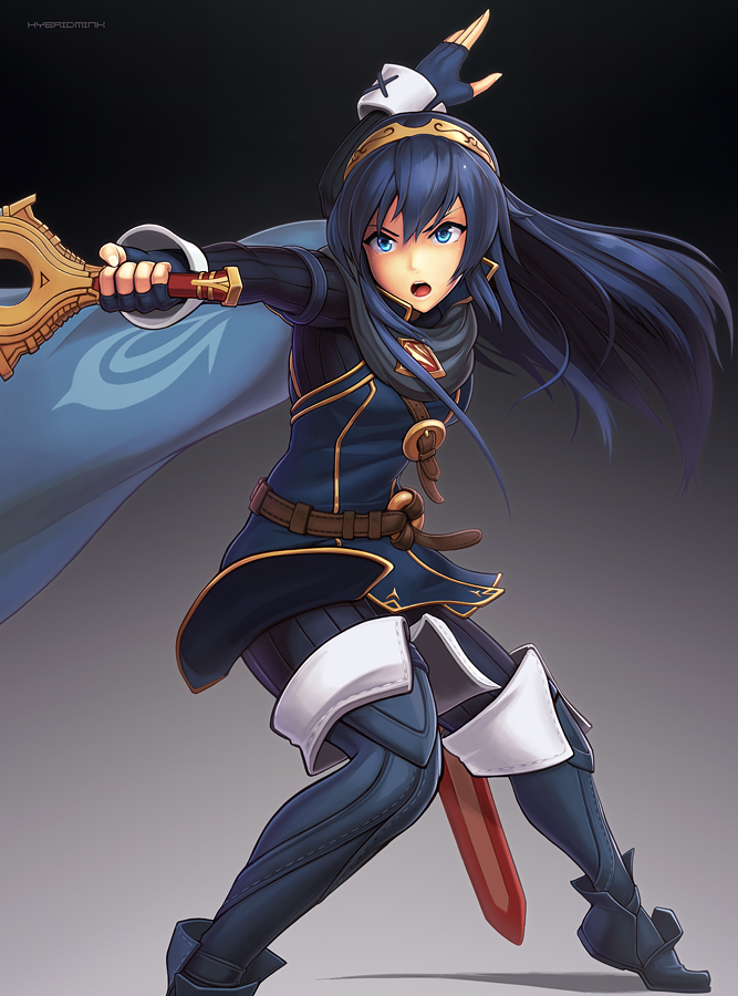 lucina (fire emblem and 4 more) drawn by hybridmink