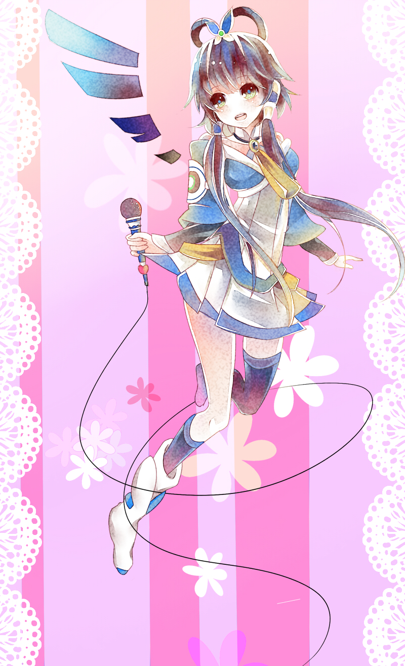 luo tianyi and luo tianyi v3 (vocaloid and 1 more) drawn by xiao_guiling