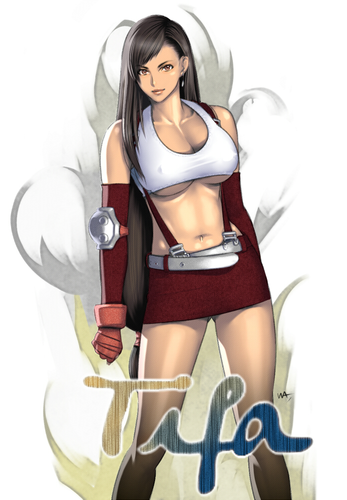 tifa lockhart (final fantasy and 1 more) drawn by wakino_keibun
