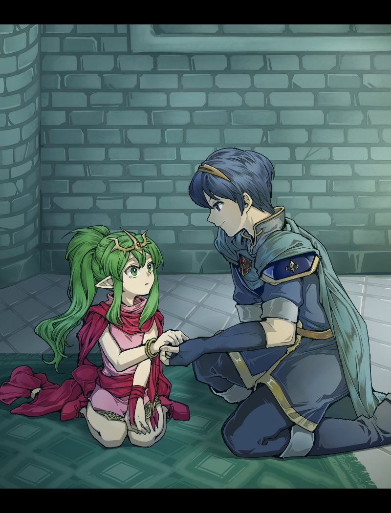 tiki and marth (fire emblem and 3 more) drawn by al_sy