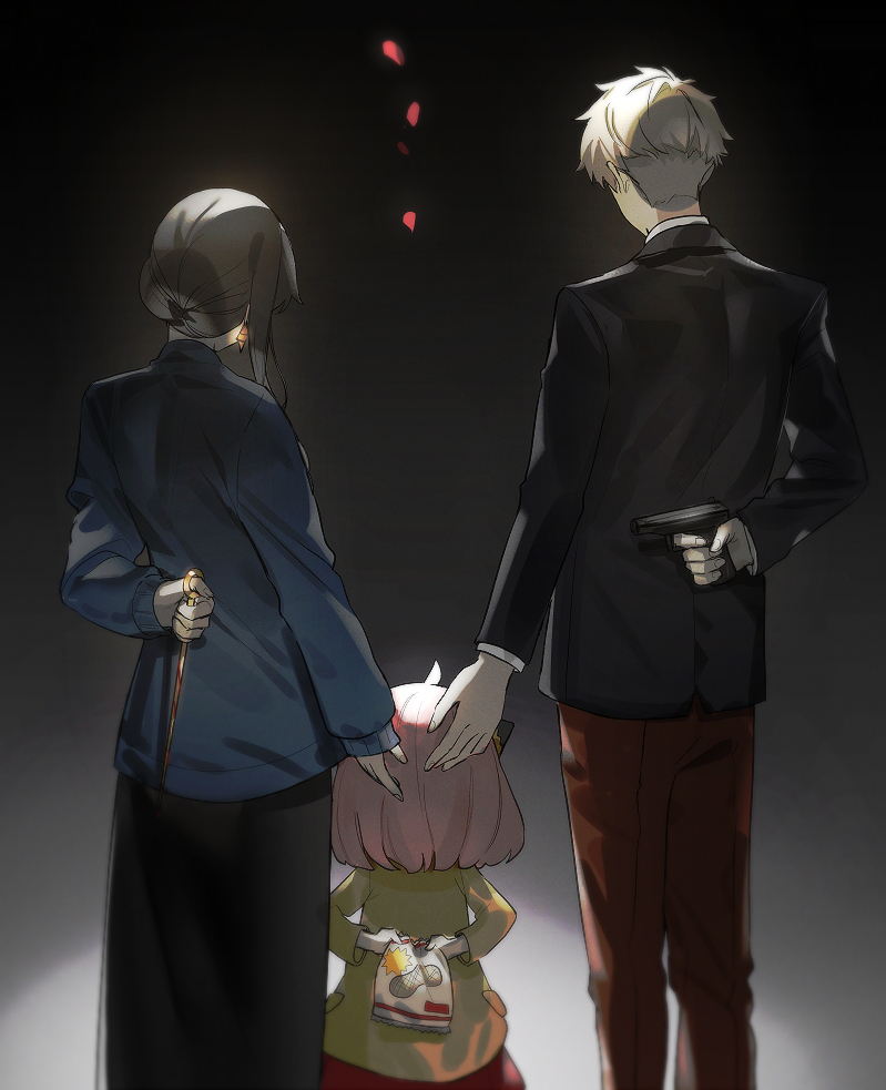 yor briar, anya, and twilight (spy x family) drawn by daenarys