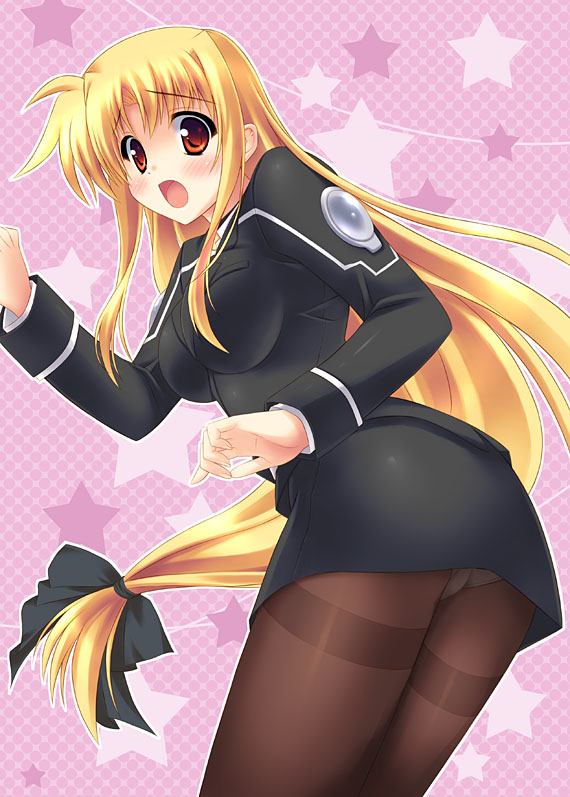fate testarossa (lyrical nanoha and 1 more) drawn by kouzuki_hajime