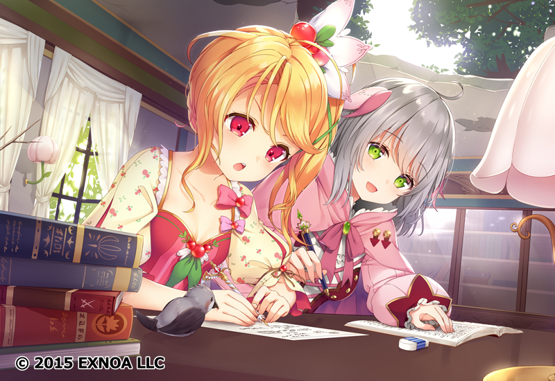 serruria and cranberry (flower knight girl) drawn by tsuchikure