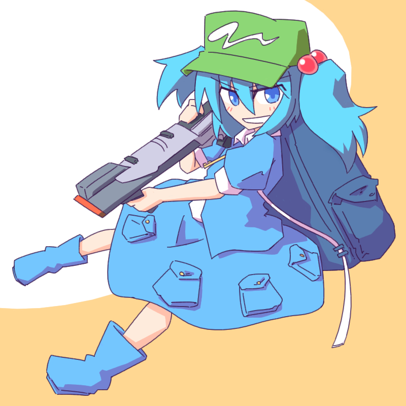 kawashiro nitori (touhou) drawn by kakinoki_mikan_(kari)