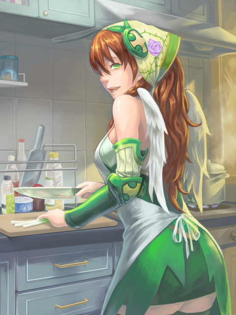 valkyrie and wood valkyrie (puzzle & dragons) drawn by scotishfold