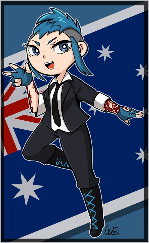 sydney (payday and 1 more) drawn by wg.
