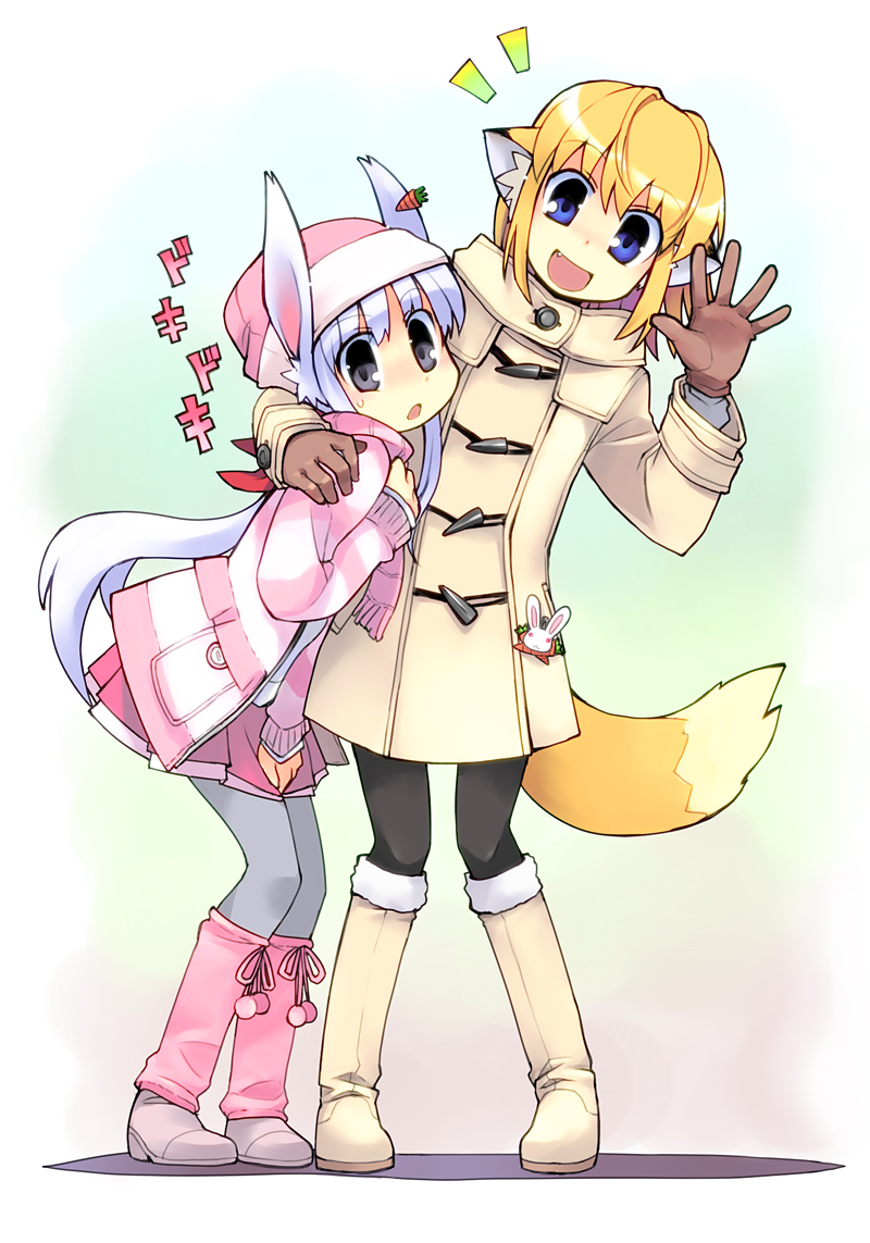 apricot and usa (original) drawn by yamai_(lsd)