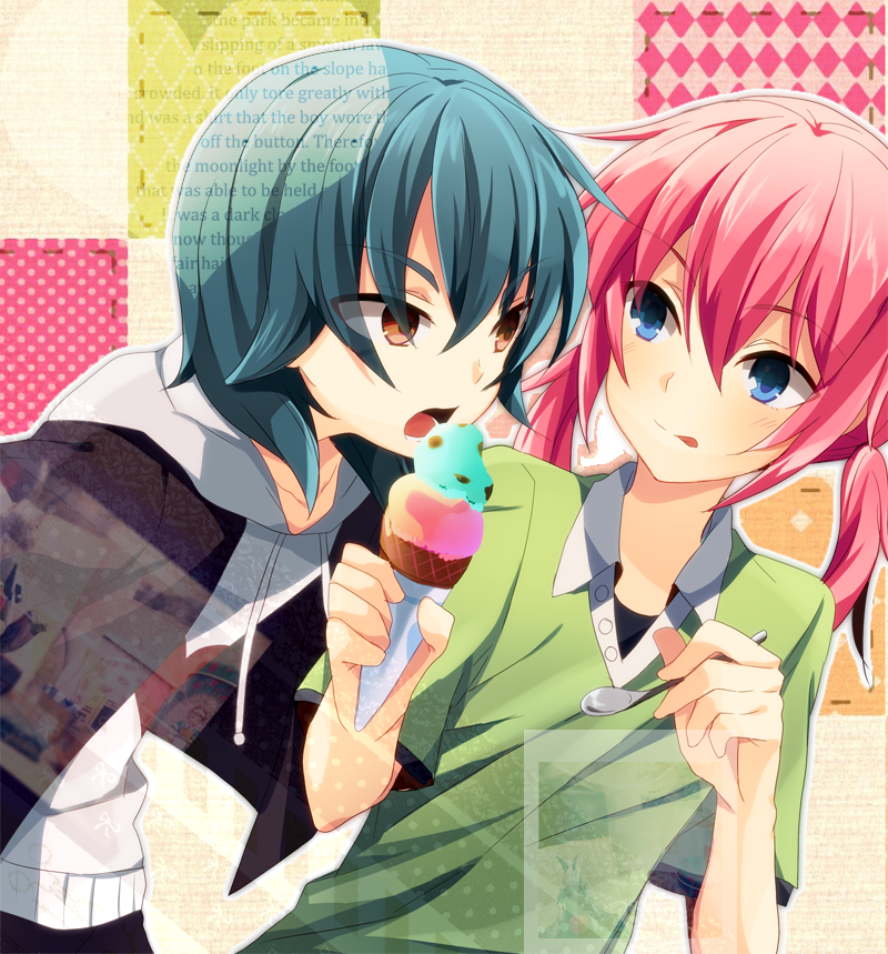 kirino ranmaru and kariya masaki (inazuma eleven and 1 more) drawn by hage_ta