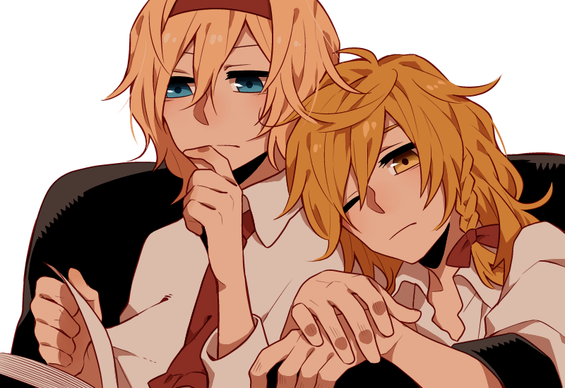 kirisame marisa and alice margatroid (touhou) drawn by hosomitimiti