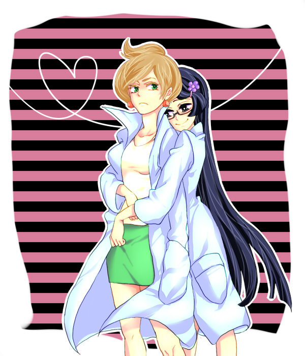 professor juniper and fennel (pokemon and 1 more) drawn by kazu05