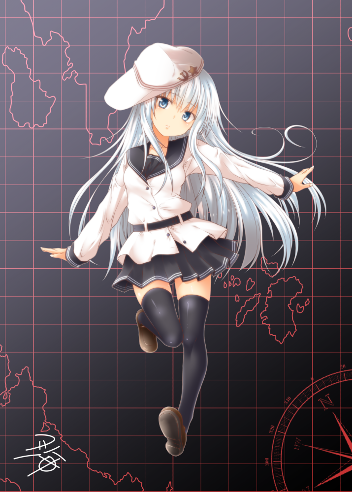 hibiki and verniy (kantai collection) drawn by yua_(checkmate)