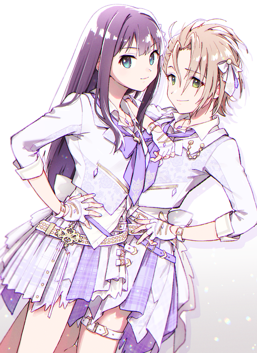 shibuya rin and kimura natsuki (idolmaster and 1 more) drawn by nanonin