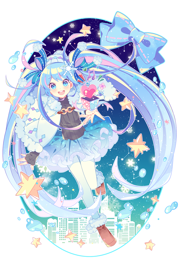 hatsune miku (vocaloid and 1 more) drawn by ie_(nyj1815)