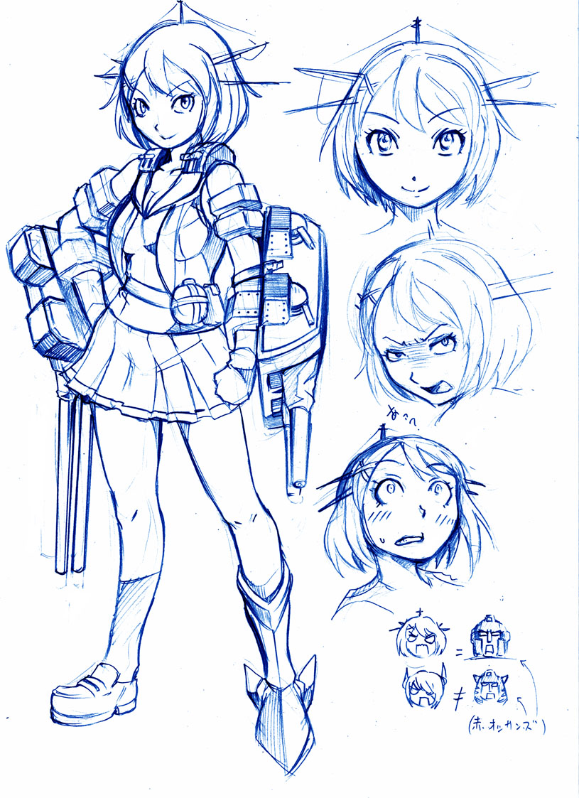 tenryuu, maya, cliffjumper, and ironhide (kantai collection and 2 more) drawn by kamizono_(spookyhouse)