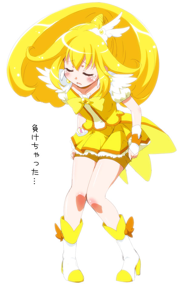 kise yayoi and cure peace (precure and 1 more) drawn by mikagami_sou