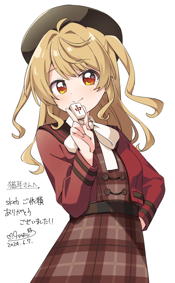 asahi nina (indie virtual youtuber) drawn by haru_(konomi_150)