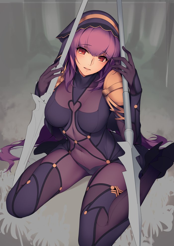 scathach (fate and 1 more) drawn by ryuji_(ikeriu)