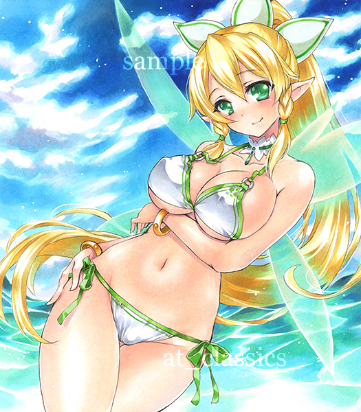 leafa (sword art online) drawn by at_classics