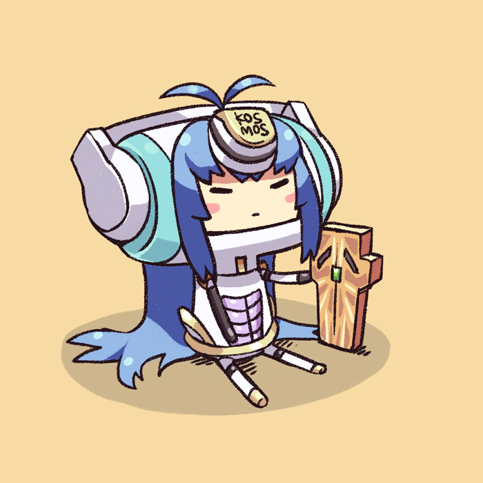 kos-mos (xenosaga and 2 more) drawn by chan_co