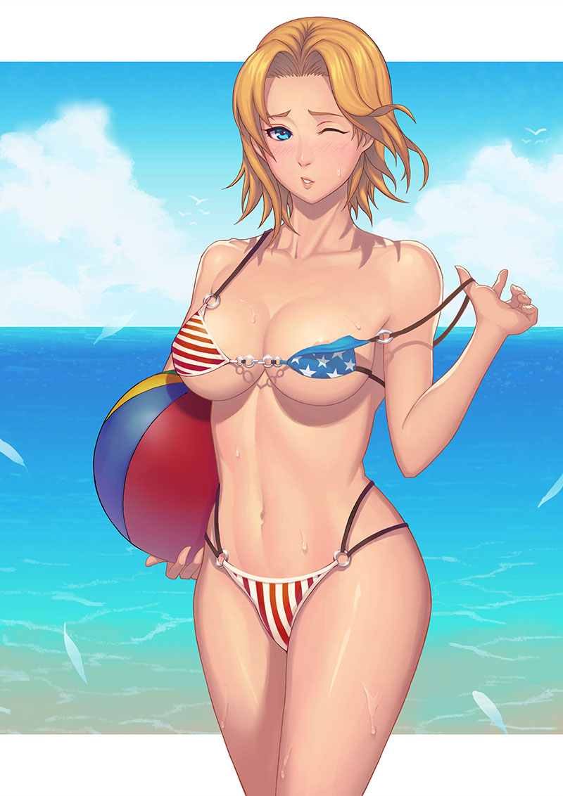 tina armstrong (dead or alive) drawn by hayate_(leaf98k)