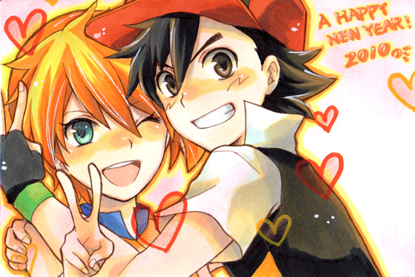 ash ketchum and misty (pokemon and 1 more)