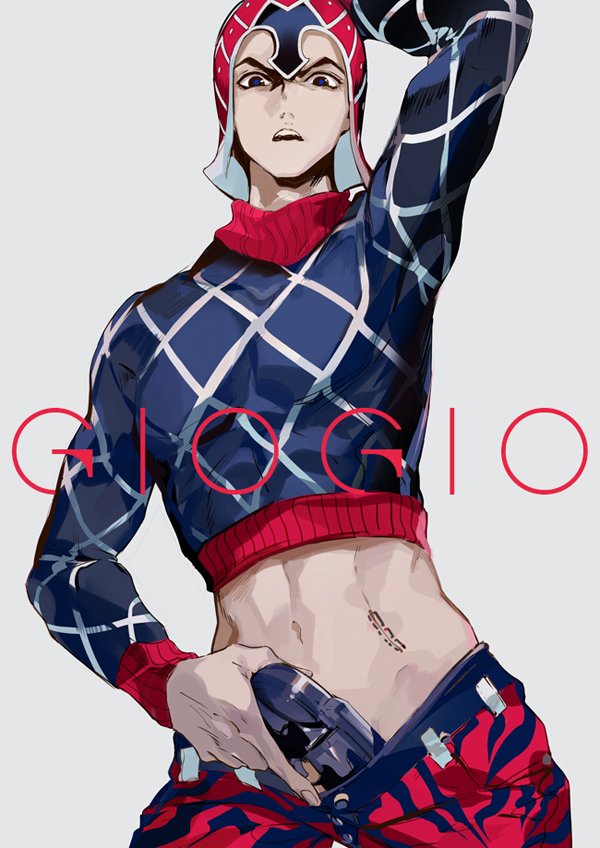 guido mista (jojo no kimyou na bouken and 1 more) drawn by nineo