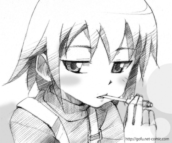 aihara kazumi (kyou no go no ni) drawn by gofu