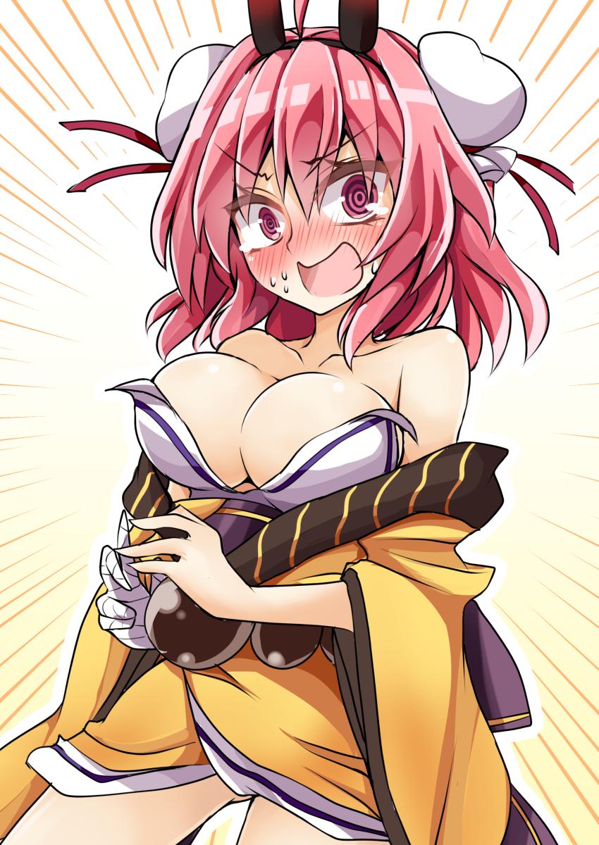 ibaraki kasen and ibaraki douji (touhou and 2 more) drawn by keyaki_chimaki