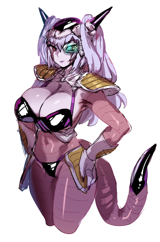 frieza and 1st form frieza (dragon ball and 1 more) drawn by bow_(bhp)