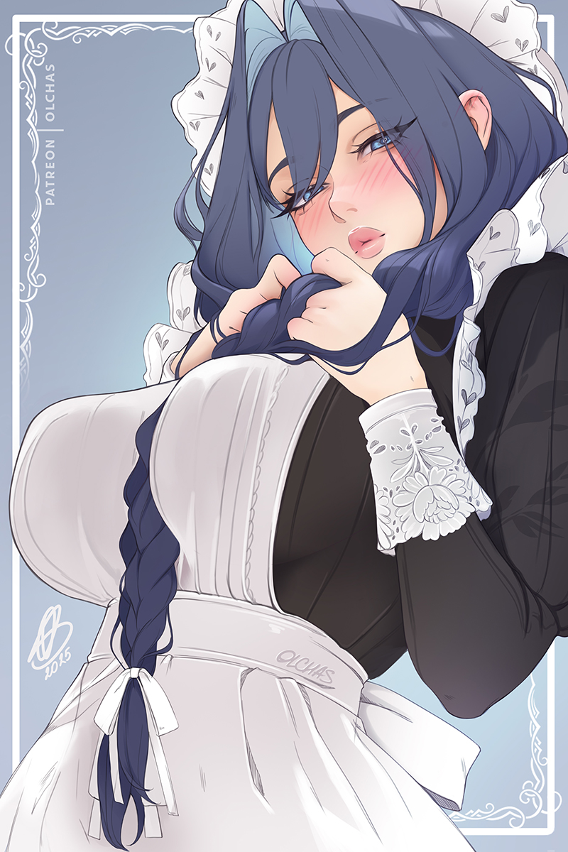 ouro kronii (hololive and 1 more) drawn by olchas